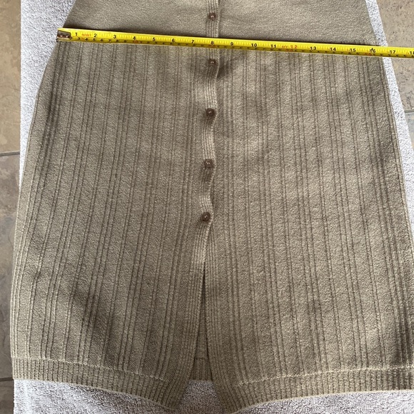 Vintage Merino Wool Cardigan DEKKER Long Size Small - Picture 10 of 10